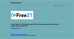 Desktop Screenshot of dosisnet.de