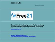Tablet Screenshot of dosisnet.de